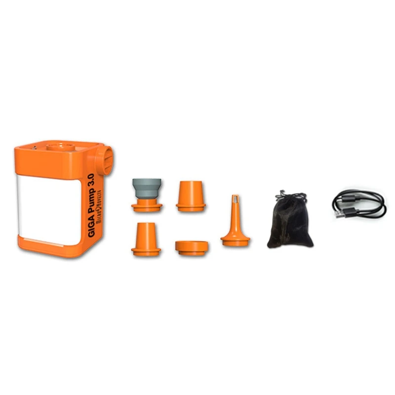 

ELOS-GIGA LOUNGER Outdoor Portable Electric Inflator Swimming Ring Vacuum Pump USB Charging Air Pump Air Mattress Boat Vacuum Pu