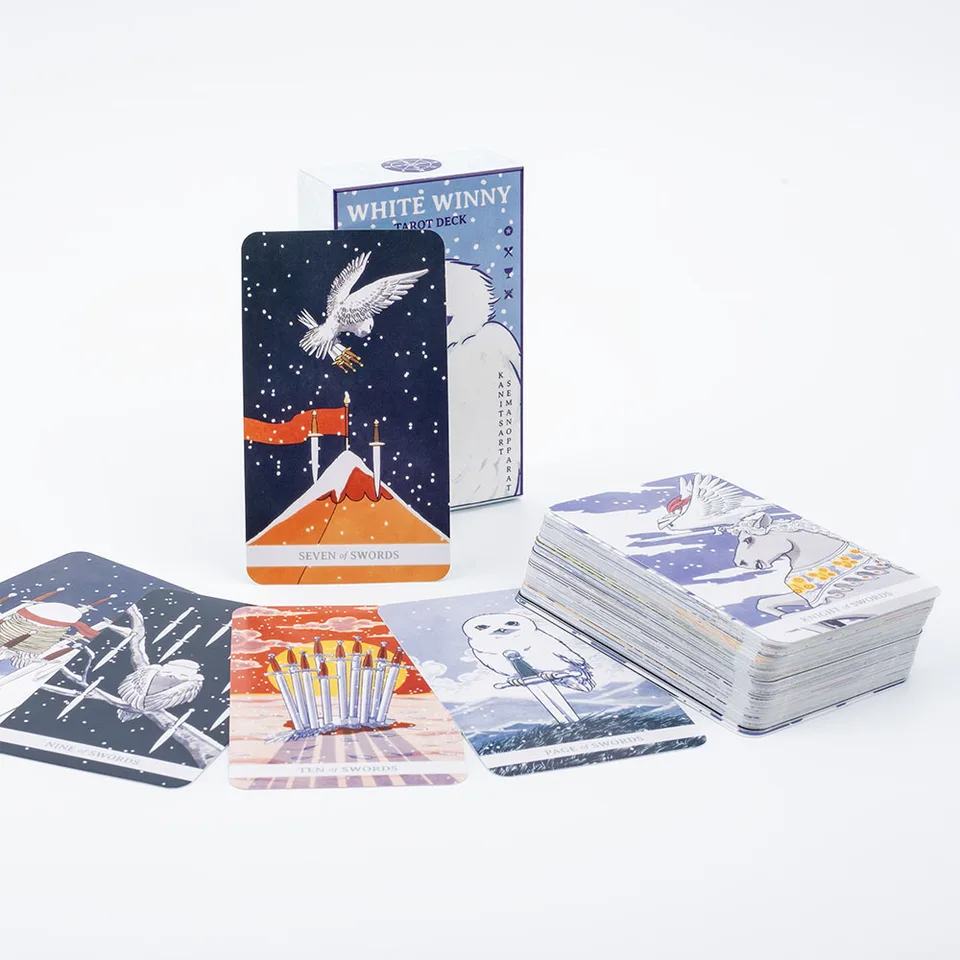 White Winny Tarot English Edition 80 Cards Deck with PDF White Winny Tarot English Edition 80 Cards Deck with PDF