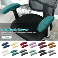 1pair Office Chair Armrest Cover Removable Elastic Washable Waterproof Fabric Elastic Half Pack for Office Chair Armrest Cheap 1