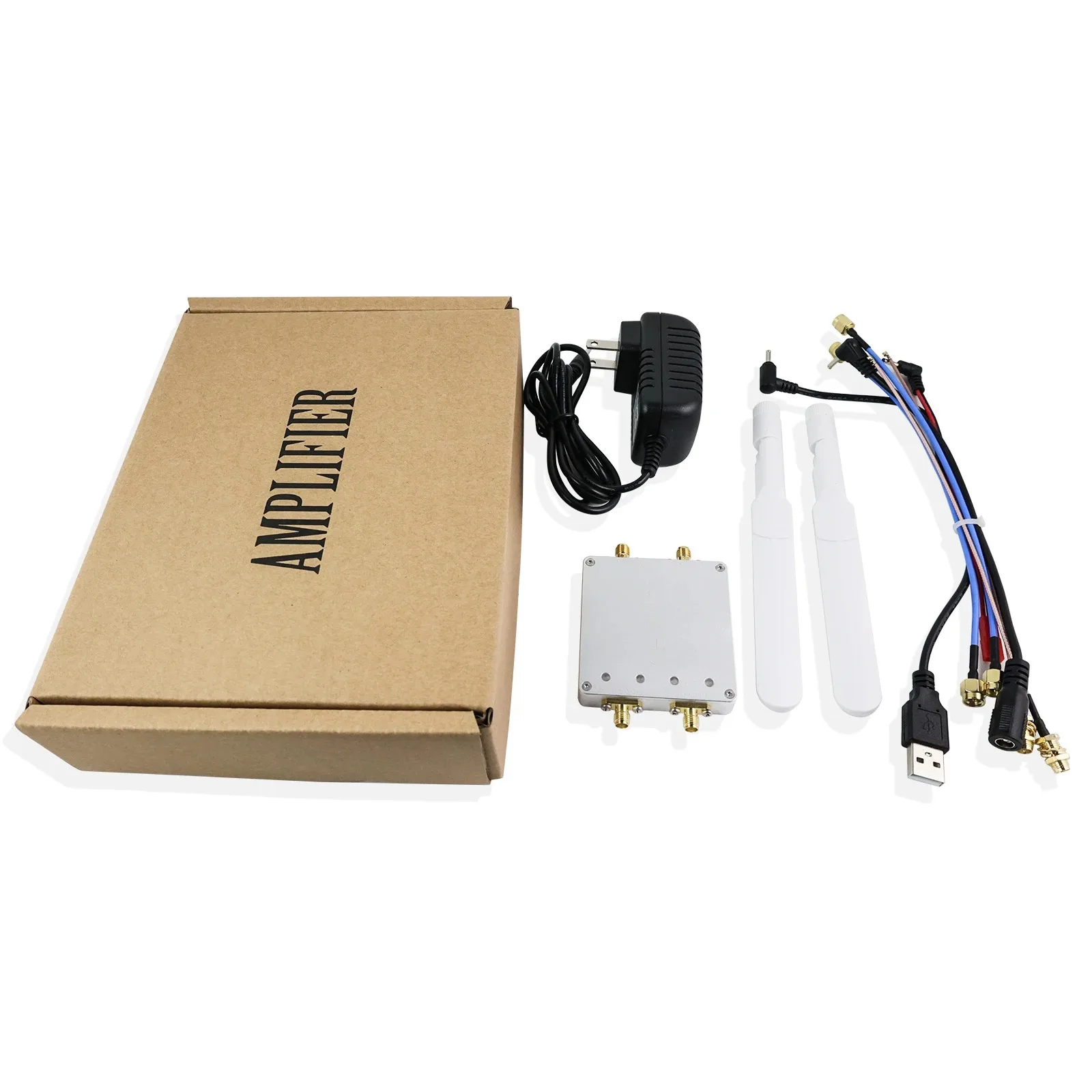 Amplificateur WiFi 2.4GHz 5.8GHz 80x Boost, Faible Bruit, Plug & Play