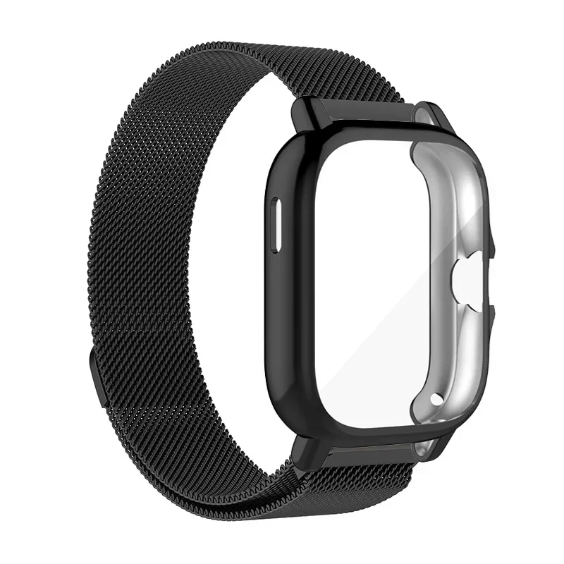 2-in-1 Metal Magnetic Strap and Case Protector with Cover Shell Bumper