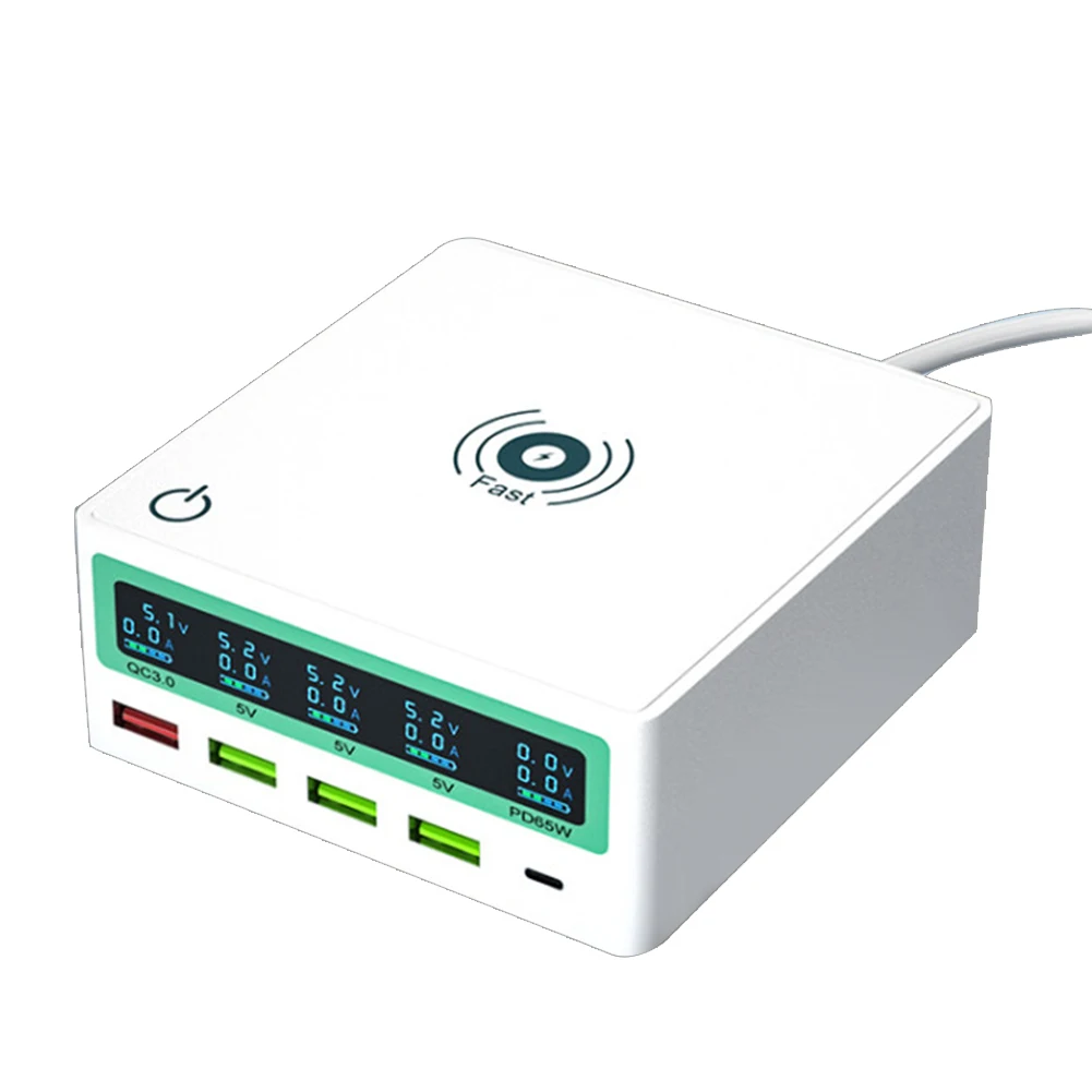 

Зарядное устройство с несколькими USB-портами, 130 Вт, 65 Вт, PD3.0