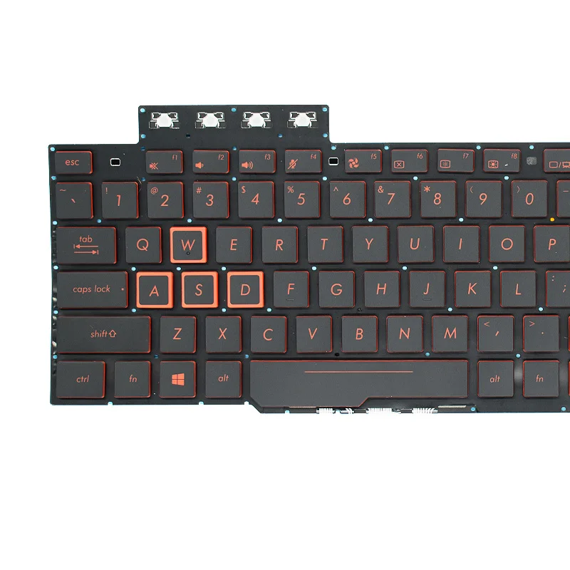 New Eua Russo do Teclado do Portátil com Luz de Fundo para Asus Tuf Fx80 Fx504 Fx80g Fx80gd Fx504g Fx504gd Fx504ge Fx80ge Fz80g Fx505 - Imagem 2