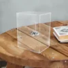 Transparent Acrylic Piggy Bank for Kids Square Money Toy Drawer Lock Key Savings Box Gift Idea Big Piggy Bank 3