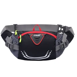Outdoor Sports Waist Bag with Water Bottle Pocket - Ideal for Cycling, Running, Hiking, and Fishing (Black)