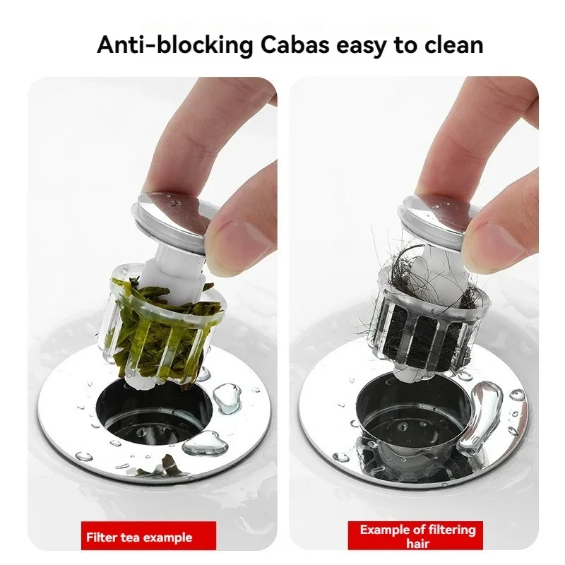 Drain Filter Universal Basin Pop-up Sink Strainer Kitchen Bathtub Stopper Shower Plug Bathroom Tool