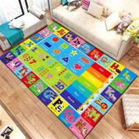 Play Rug Playroom Floor Mat Alphabet Numbers Animals Educational Area Crawling Rugs Room Classroom Nursery BedRoom Decor Carpet 2