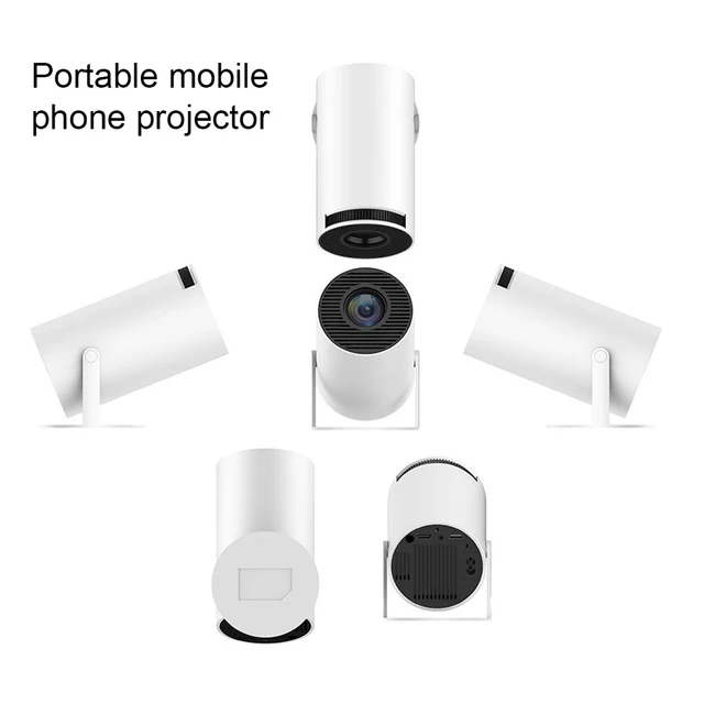 Proyector Portatil WiFi 5G Bluetooth 5.0, Salange Hy300 Smart Proyector  Android 11, 8500 Lúmenes Proyector LED 4K 1080P Full HD Soporte (Enchufe de  la UE) JM proyector