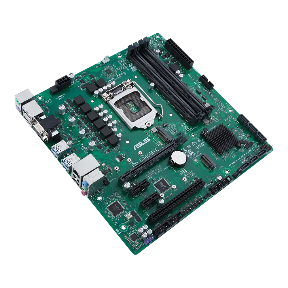 ASUS Pro B460M-C Motherboard Intel B460 Socket 1200 128GB DDR4