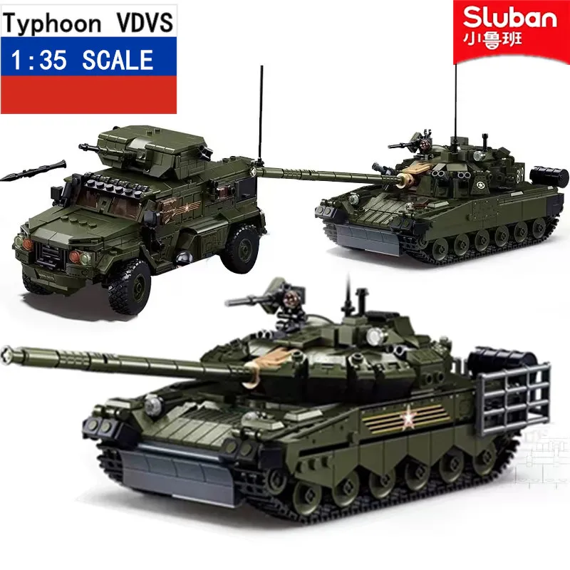 

Строительный блок Sluban T-80 основной боевой танк Второй мировой войны, Советская армия, модель автомобиля, оружие, кирпичи, Военные Любители, подарочные наборы, детская игрушка