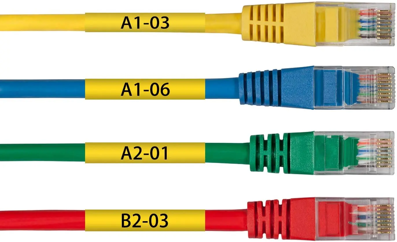Heat Shrink Tubos de Fita de Etiqueta Hse231 12 mm Preto em Branco Compatível para Irmão P-touch Printer & E1000 Label Maker 1020 pk - Imagem 2