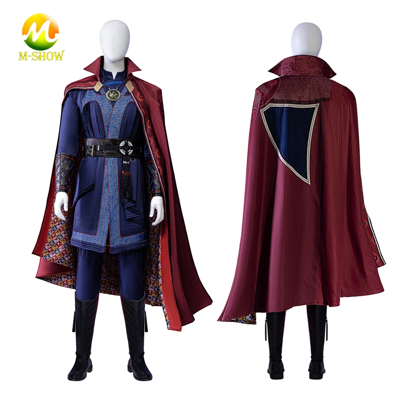 Doctor Strange Halloween Costume 2022 2022 Doctor Strange Costume Stephen Vincent Halloween Outfits Steve In The Multiverse Of Madness Cosplay Unifrom Suit With Cloak Cosplay Costumes Aliexpress