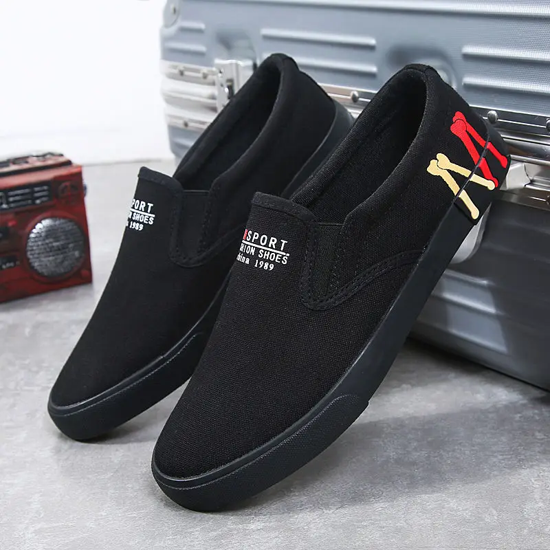 2023 New Canvas Shoes Men Summer Classic Loafers Men Casual Shoes Breathable Lazy Walking Flat Men Shoes Sneakers Plus Size 47 3
