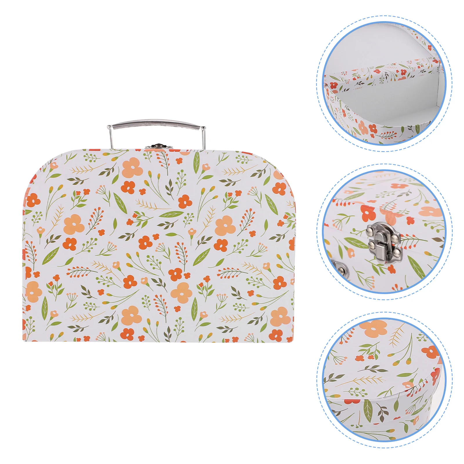 

Paperboard Storage Suitcase Small Paperboard Suitcase Storage Gift Boxes Cardboard Storage Suitcase Gift Storage Suitcase