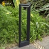 LED 12W Outdoor Landscape Path Lights Black IP65 Waterproof Lawn Post Light Fixture for Lawn Patio Courtyard Driveway Decoration 5