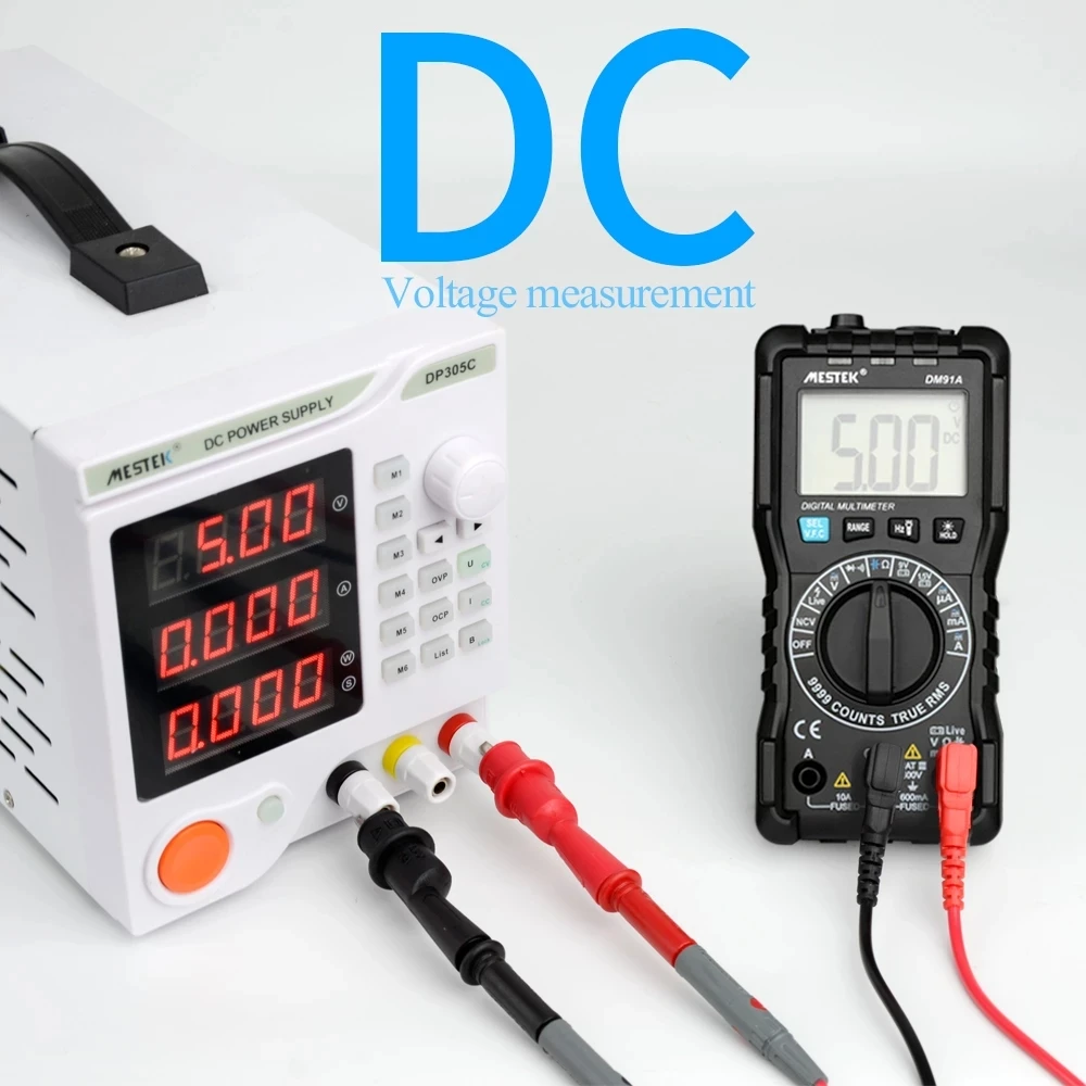 Digital Multimeter Digital DC/AC Voltage Resistance Smart Capacitor Tester Electric Manual Auto Range Ammeter Meter 9999 Count digital multimeter multimeter tester
