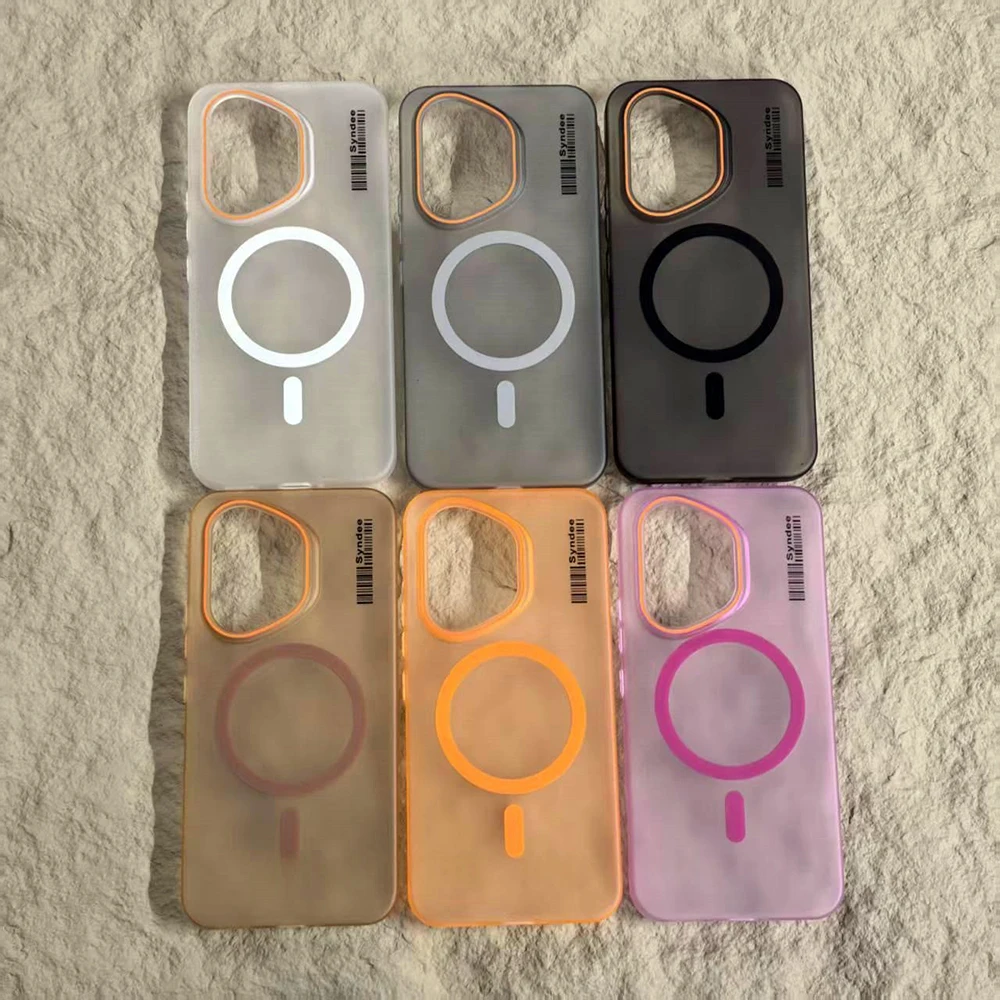 Ultra Thin Half Clear Magnetic Matte Case - Hard PC Cover