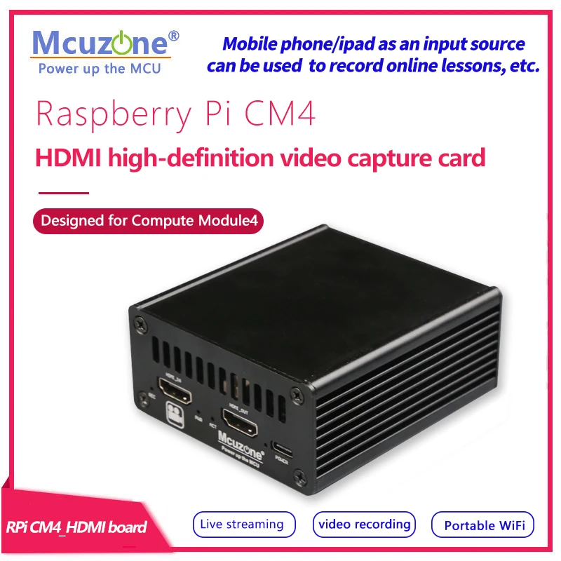 Scheda Di Acquisizione Video Ad Alta Definizione Raspberry Pi Cm4 Hdmi, Ingresso Hdmi, Uscita Hdmi 4G Lte
