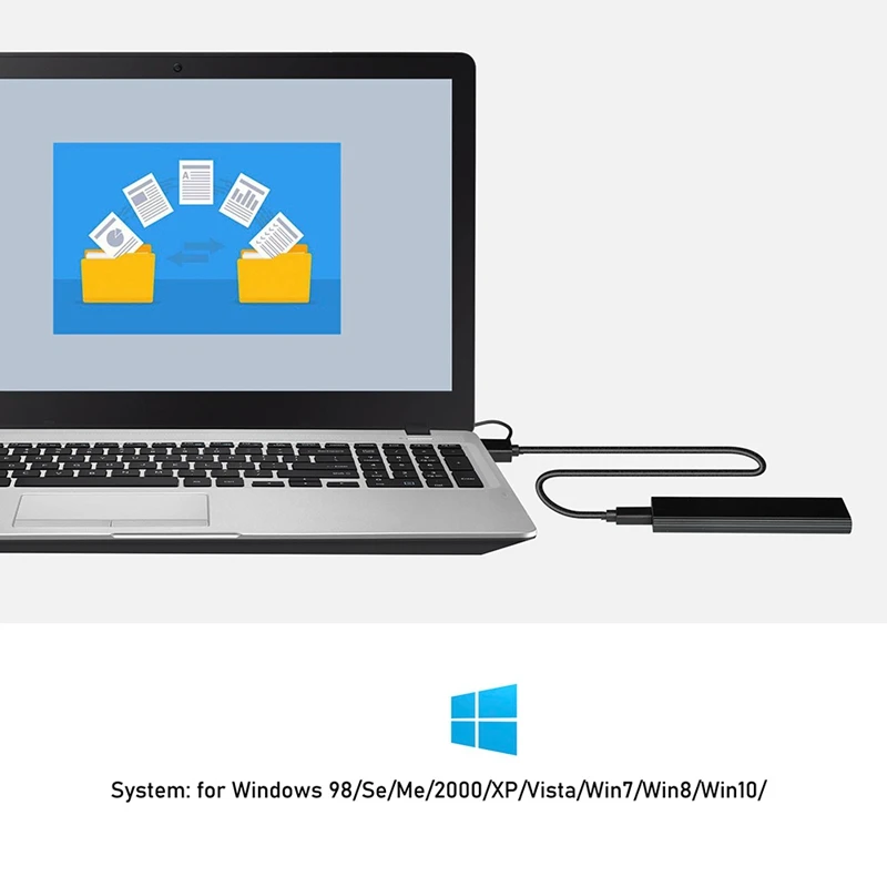 M2 SSD ̽ NVME Ŭ M.2-USB SSD , NVME PCIE NGFF SATA M + B Ű 2230, 2242, 2260/2280  ݿ