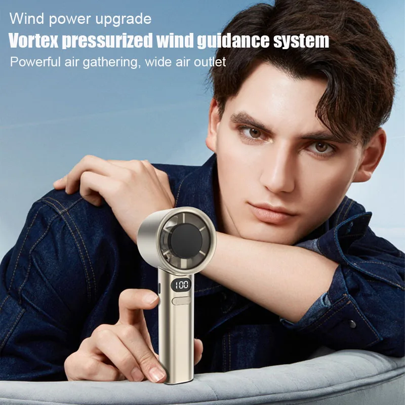Portable USB Rechargeable Bladeless Handheld Fan