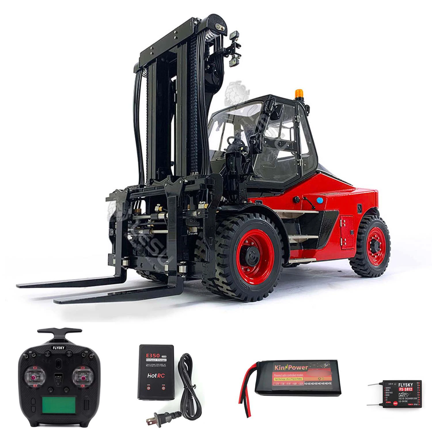 1/14 LESU RTR Hydraulic Forklift Aoue-Ld160S for Electric Forklift Truck Assembled Painted Red Toys for Adult THZH1465-SMT10 5