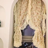 Idyllic French Rural Flowers Window Tulle Curtains for Living Room Korean Floral Ruffled Waves Side Curtains for Kitchen #A536 6