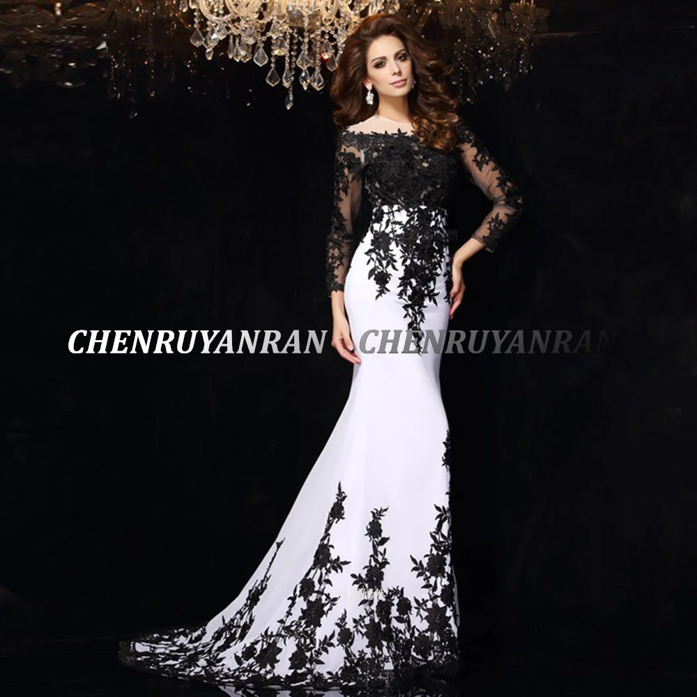 Mermaid Mother of the Bride Dresses Applique Long Wedding Guest Gowns Off-Shoulder Elegant Dress Women For Wedding Party