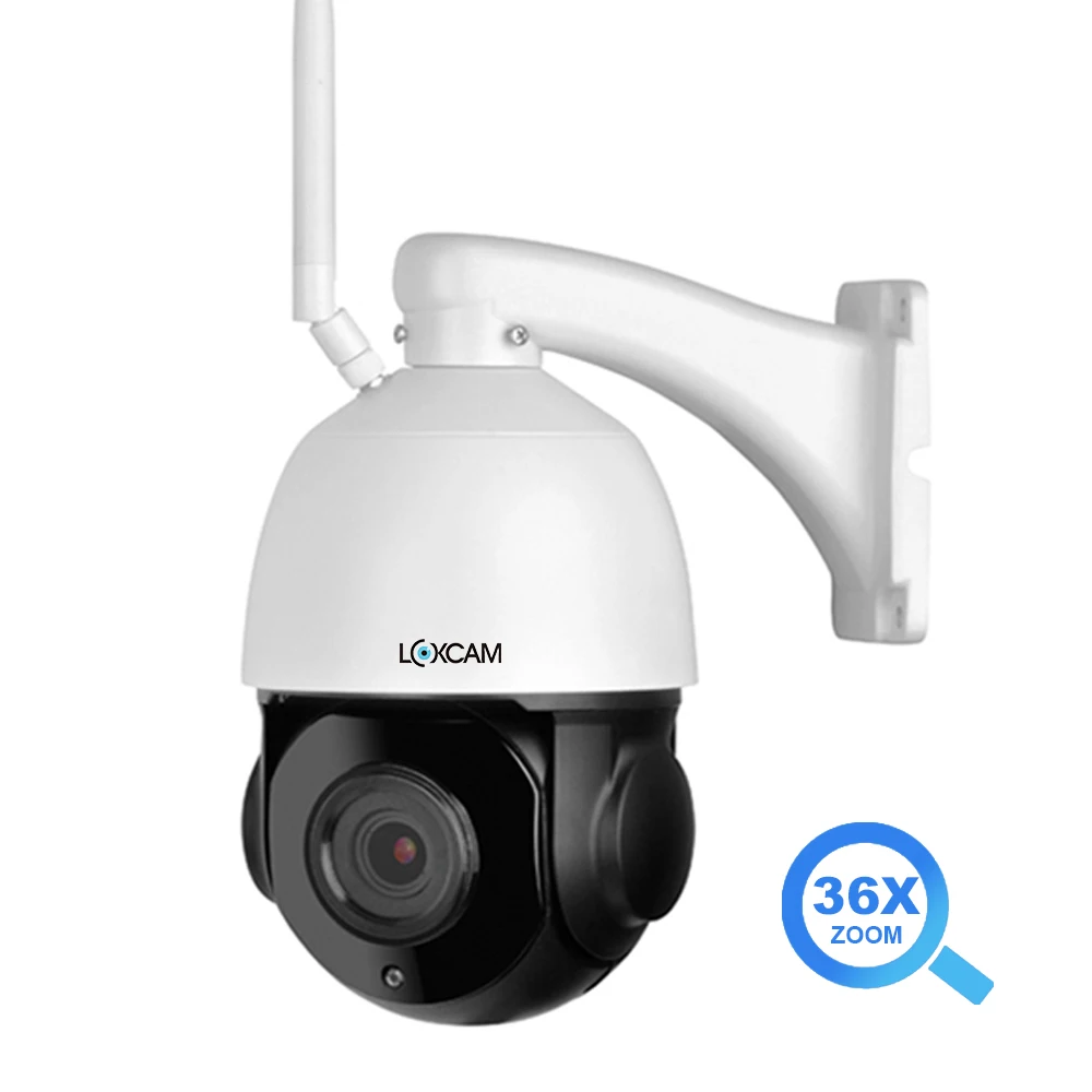 

5MP 36X Optical Zoom Wireless WiFi IP Camera Outdoor AI Human Motion Detect 2-Way Audio Security IR Night Vision PTZ Camera