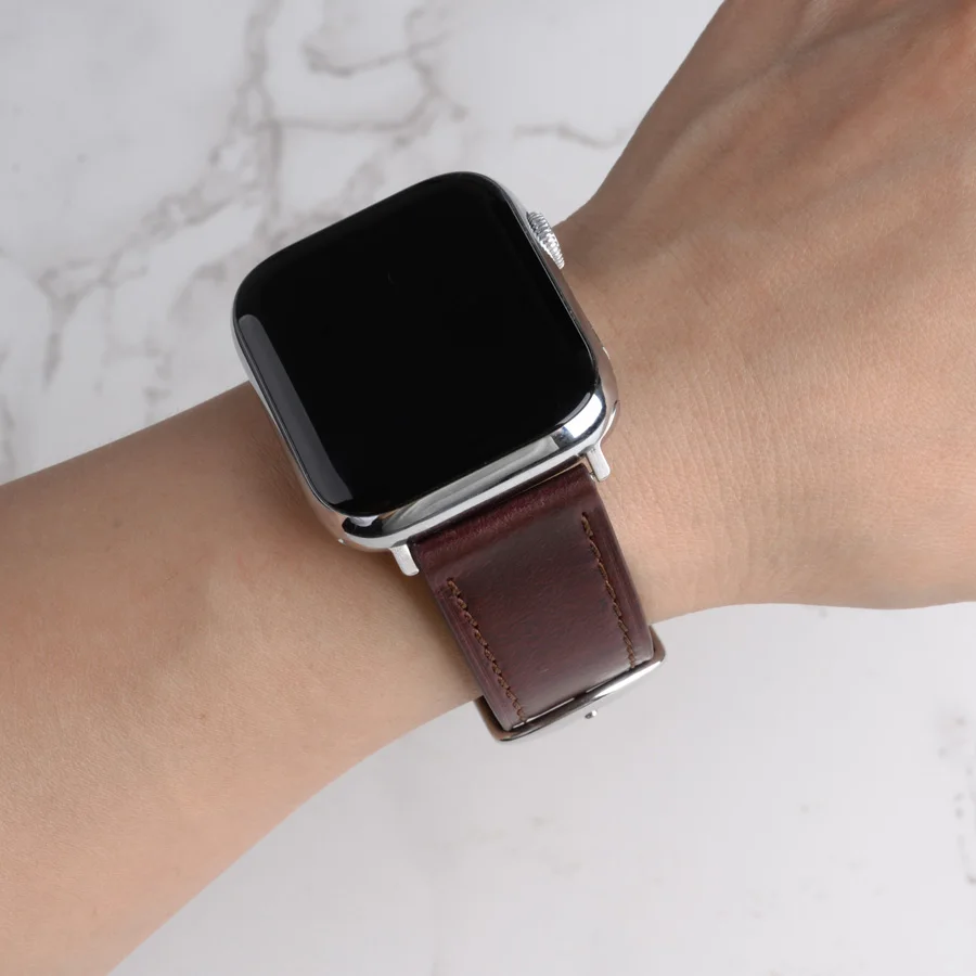 YMW Horween ũ  Ʈ,  ġ , 45mm, 44mm, 41mm, 49mm,    ð , iWatch Ultar 8 7 6