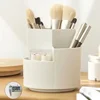360° Rotating Makeup Brush Holder Large Capacity Cosmet Storag Box Makeup Organiser Lipsticks Container Vanity Organizer Bucket 3