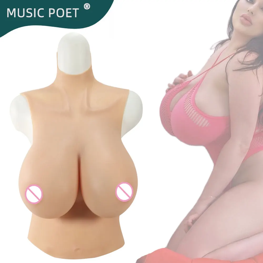Music Poet Realistic Silicone Breast Forms Crossdressing No Oil Huge Fake  Boobs For Crossdressers Drag Queen Shemale - Breast Protheses - AliExpress