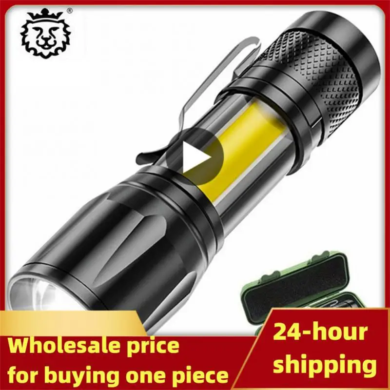 

Portable rechargeable zoom led flashlight XP-G Q5 Lamp Lantern 2000Lumen Adjustable Penlight Waterproof mini Led Light