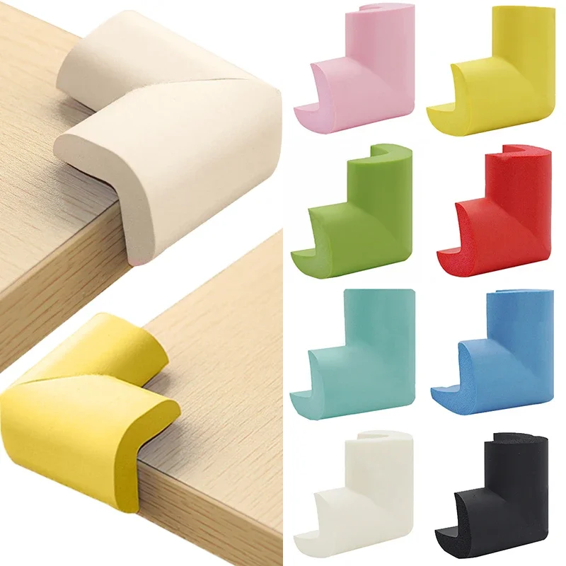 

5Pcs Lot Corner Cover Safety Baby Protection From Children Furniture Protector Table Pads Tape Edge Guards Kids Home Foam Rubber