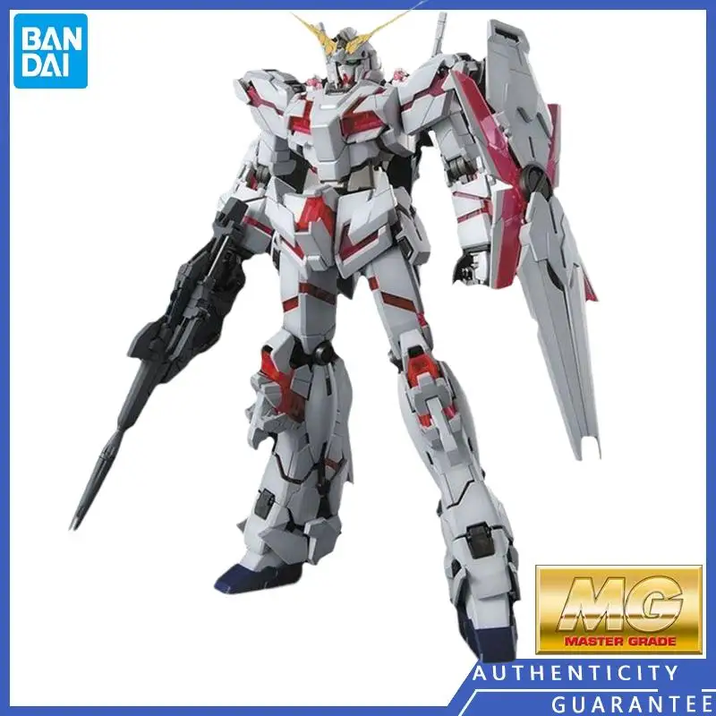 

Bandai MG 1/100 Rx-0 Unicorn Gundam Ova Hd Color Image Version Movable Assembled Model Figures Toys Gifts for Men