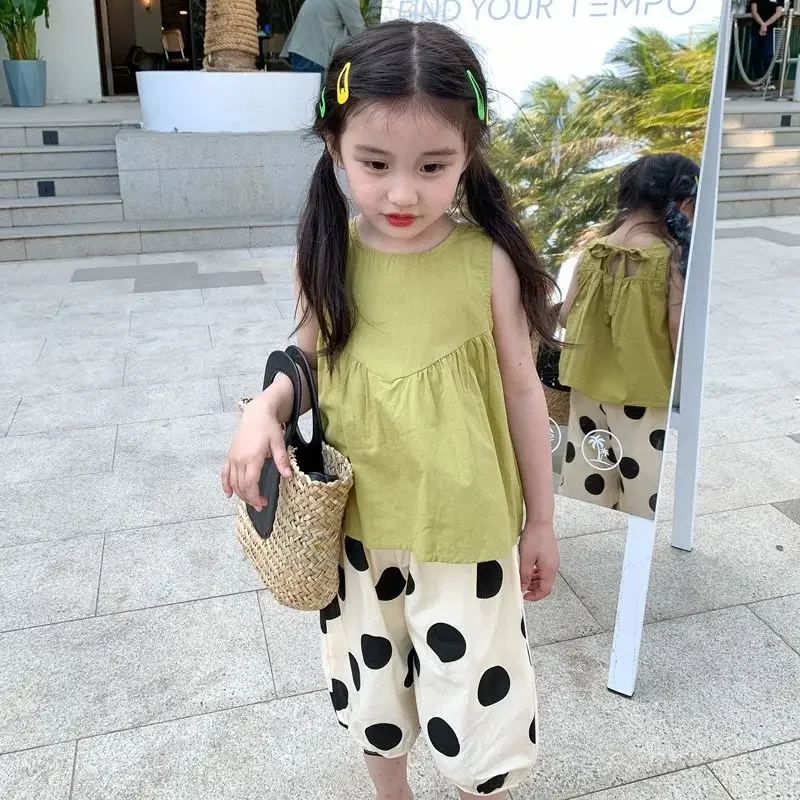 Set di vestiti per neonate per bambini alla moda estiva Set di