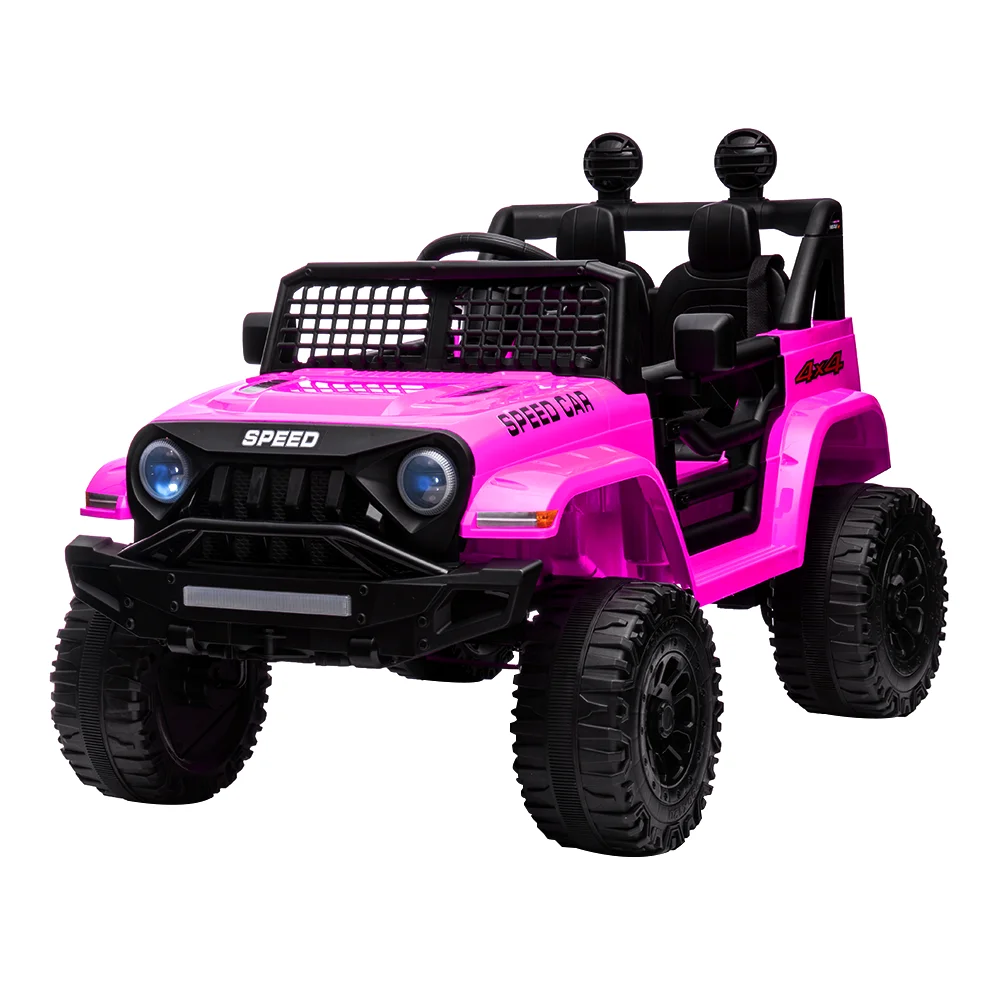 12V Battery Powered Ride On Car Kids Electric Car Truck Car 3 Speeds Adjustable Equipped with Music,Parent Remote Control new children s electric car ride on children can sit four wheel remote control car baby with swing outdoor battery toy stroller