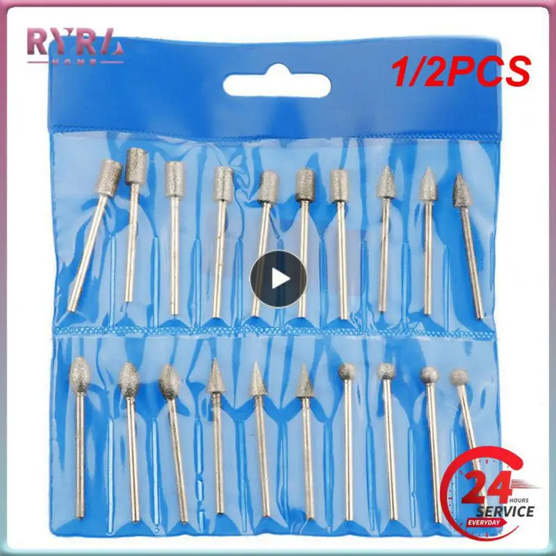 

1/2 шт. Аксессуары Dremel набор шлифовальных головок мини-бит Dremel вращающийся сверлильный инструмент 3 мм хвостовик инструменты