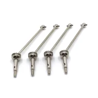 Metal Upgrade Retrofit 4PCS Front and Rear Driveshaft For WLtoys 144001 144002 144010 124016 124017 124018 124019 RC Car Parts 2