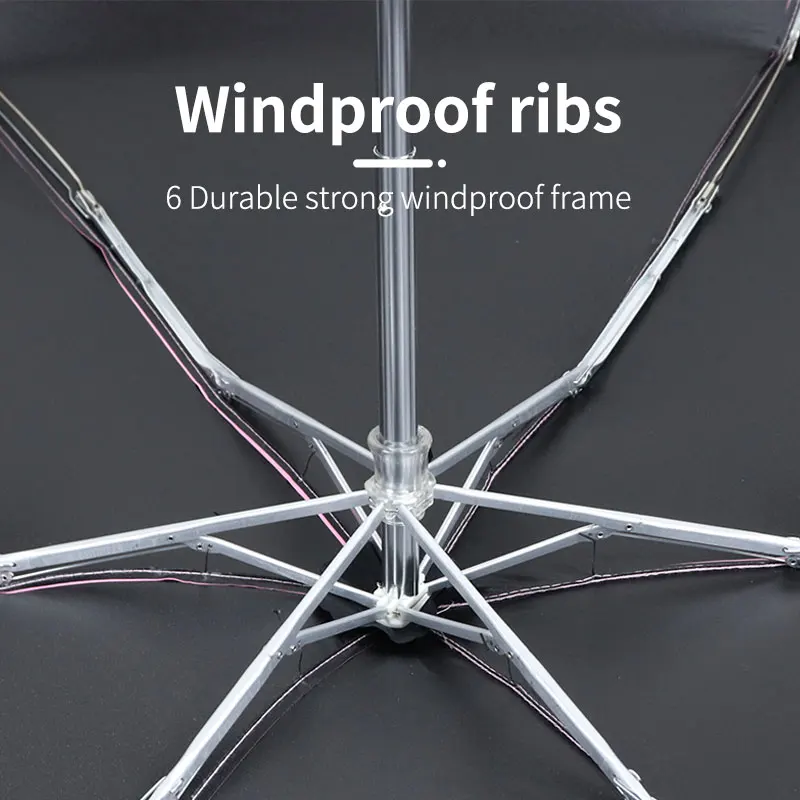 210g Umbrella Sun Rain Women Ultra-light Mini Fold Umbrella Parasol Small Size Easily Store For Men Gift sun umbrella folding umbrella