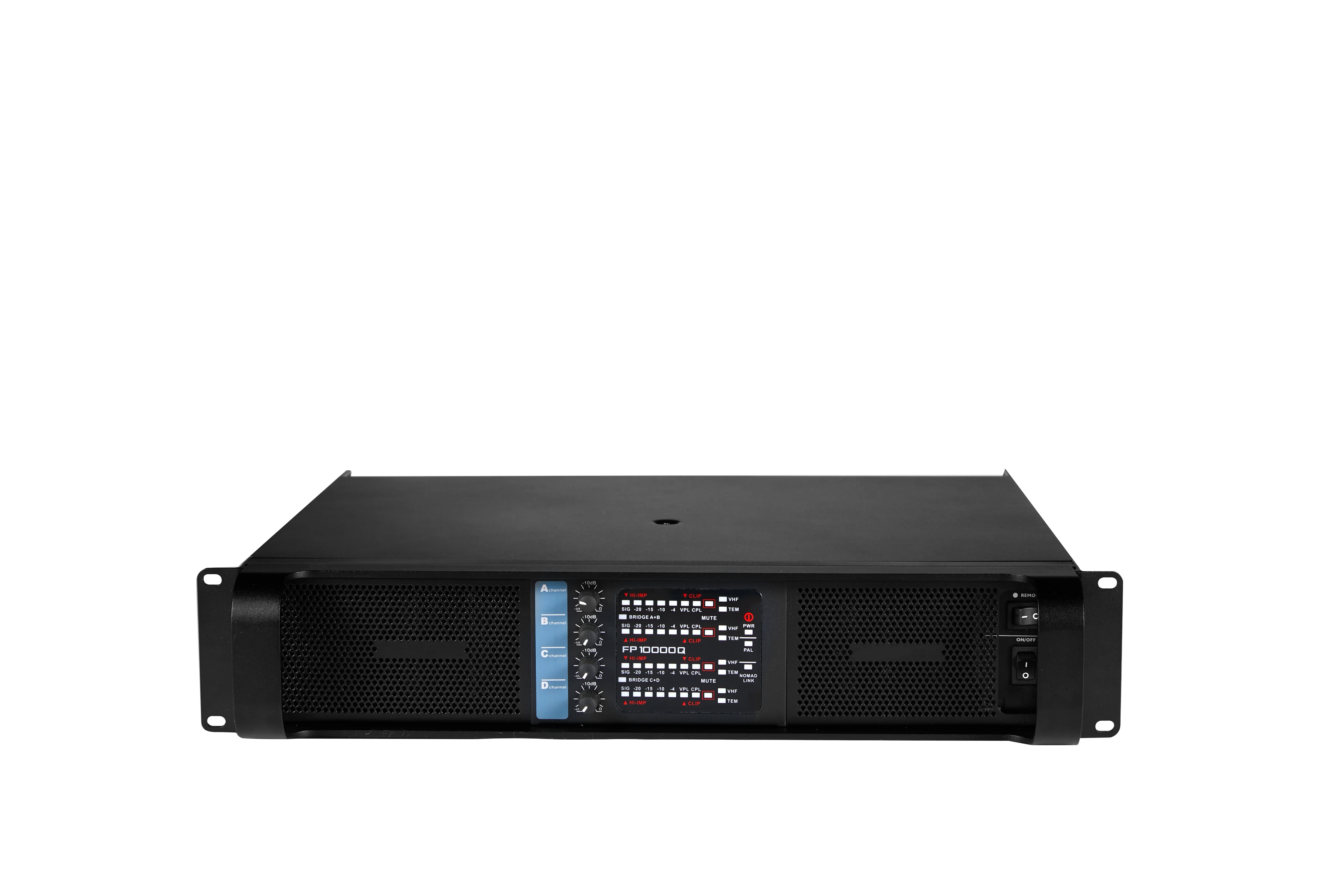 FP10000Q 4채널 고출력 앰프 1350W-2500W RMS 클래스 D/TD 전문 스테이지 콘서트용 오디오 앰프
