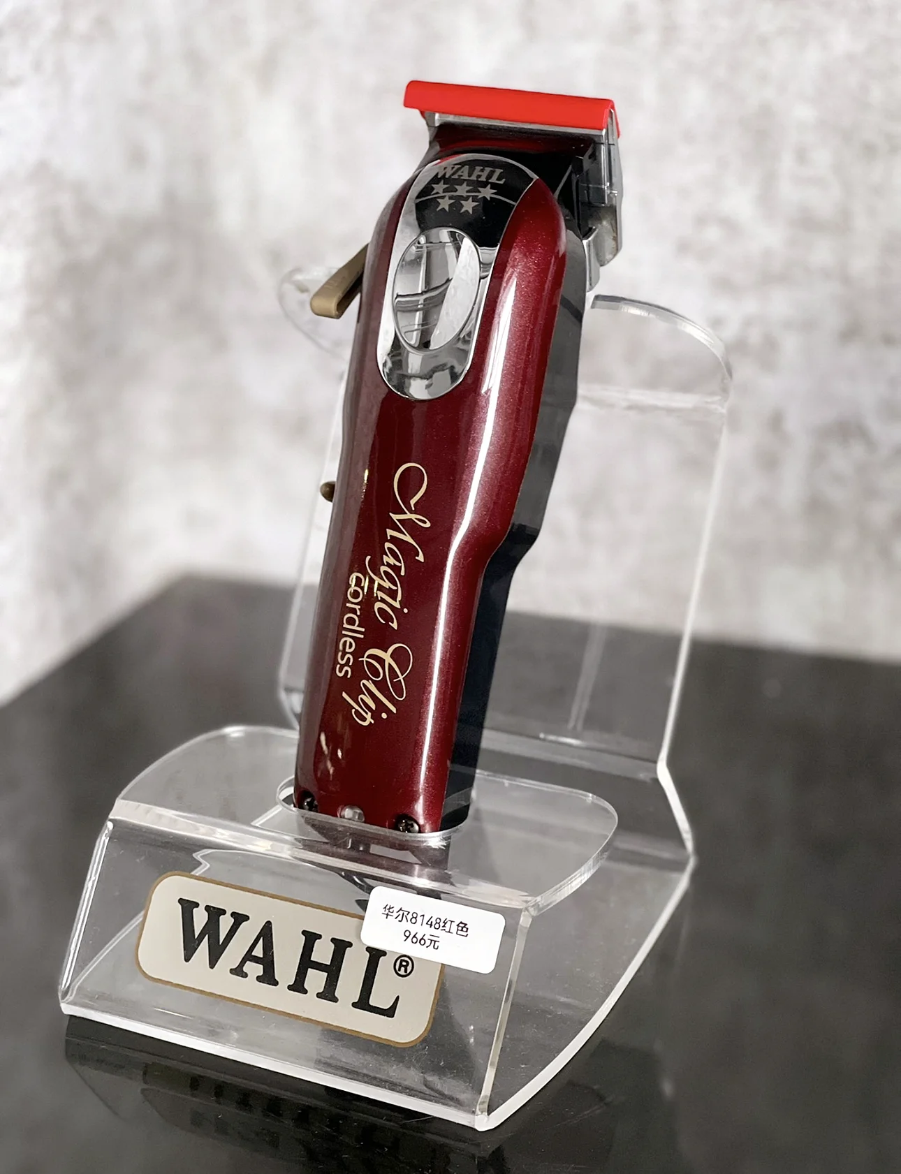 Wahl 5 Star Cordless Magic Clipper - Red