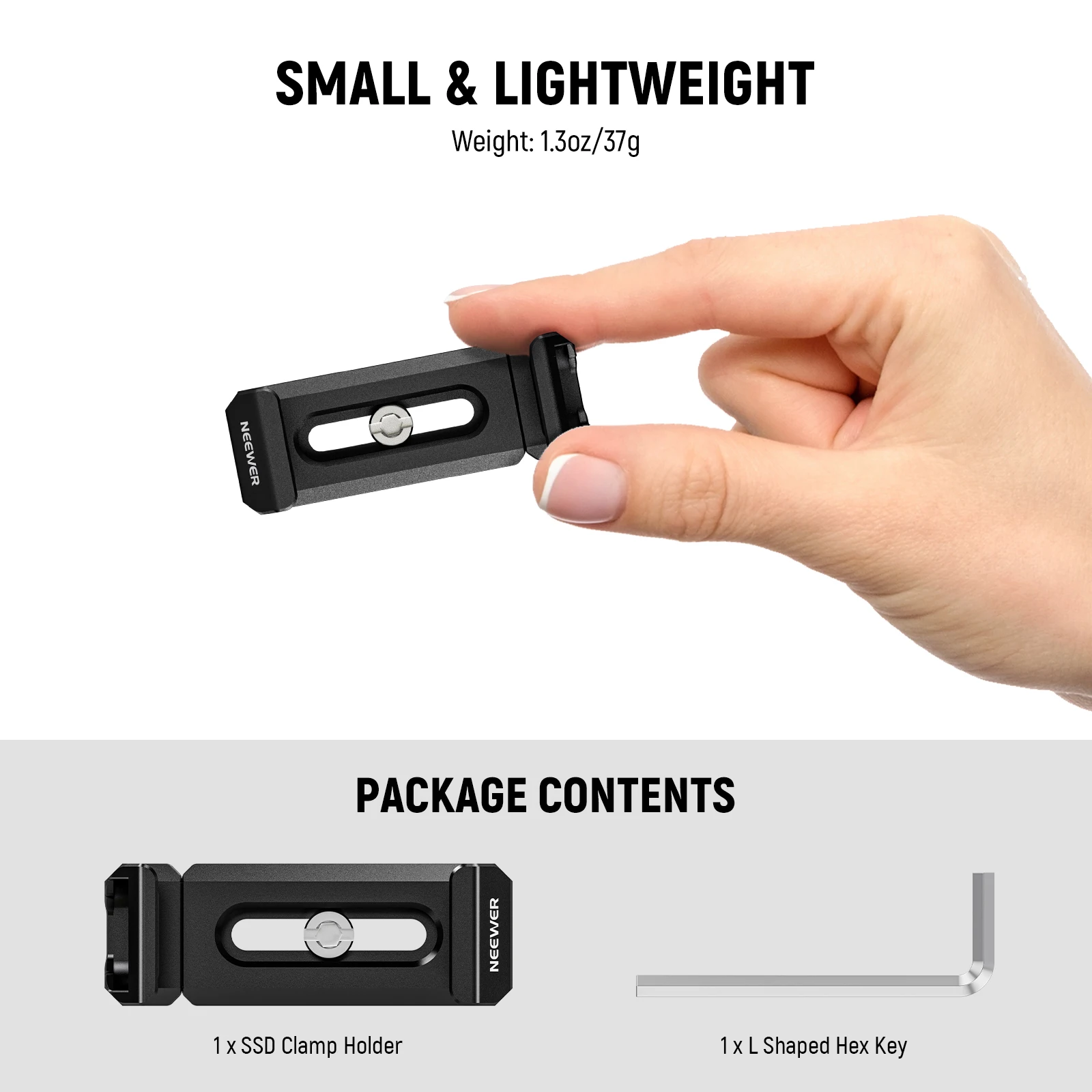 T5 T7 T9 SSD Holder Mount Bracket for iPhone 15 Pro Max Phone Cage PA023, 2.2"-3