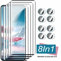 8 - in - 1 9D Curved Screen Protector with Tempered Glass Lens - Moto G85 5G (8in1)