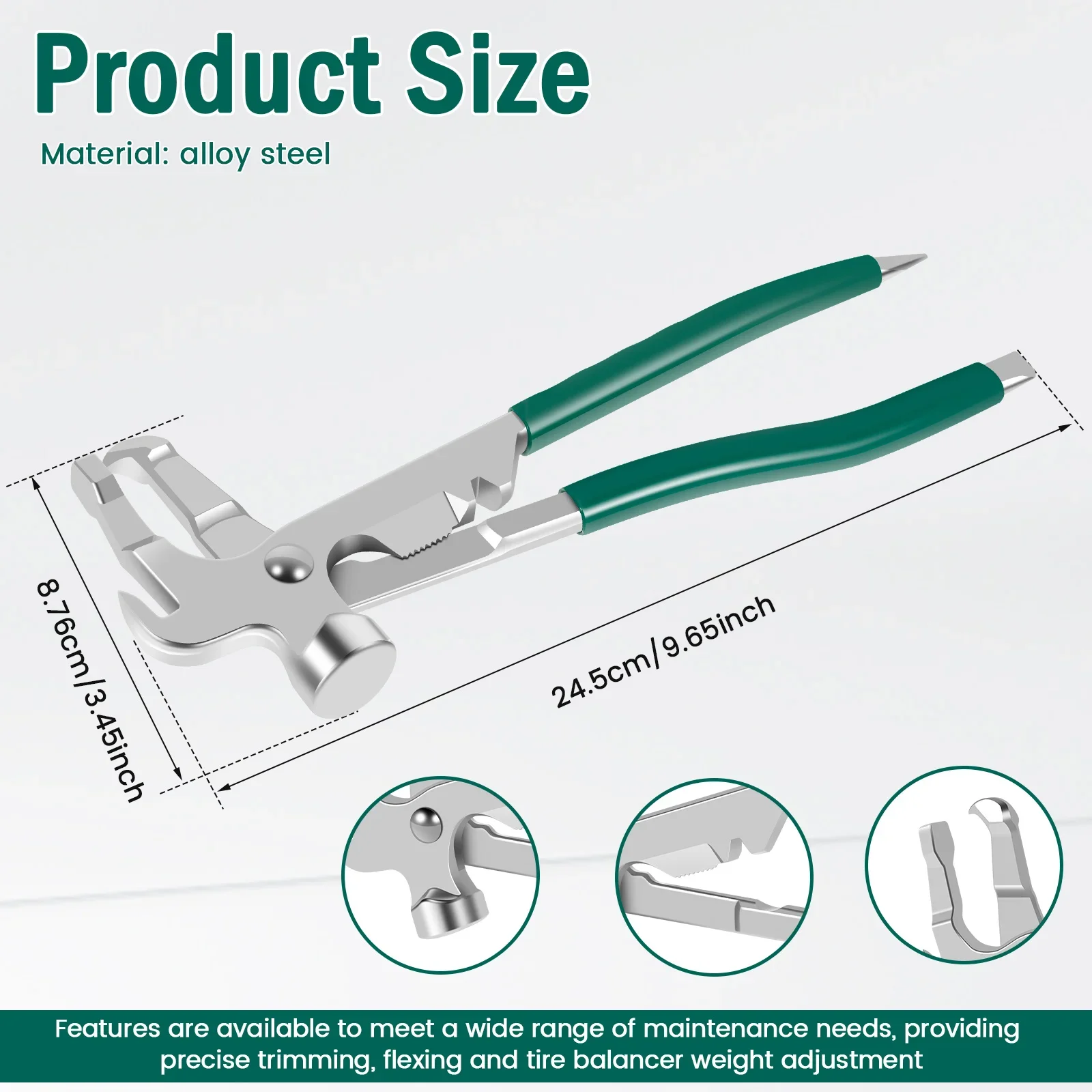 Tire Balancer Hammer and Pliers Tool