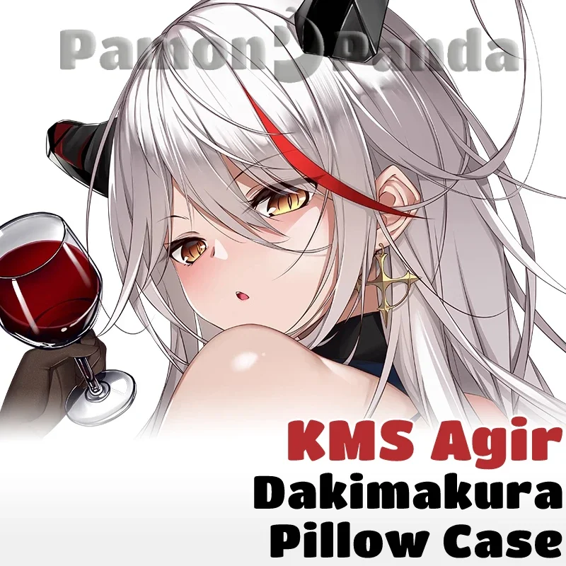 

KMS Agir Dakimakura Azur Lane Hugging Full Body Sexy Pillow Case Cushion Cover Pillowcase Home Bedding Pillowcover Decor Gift