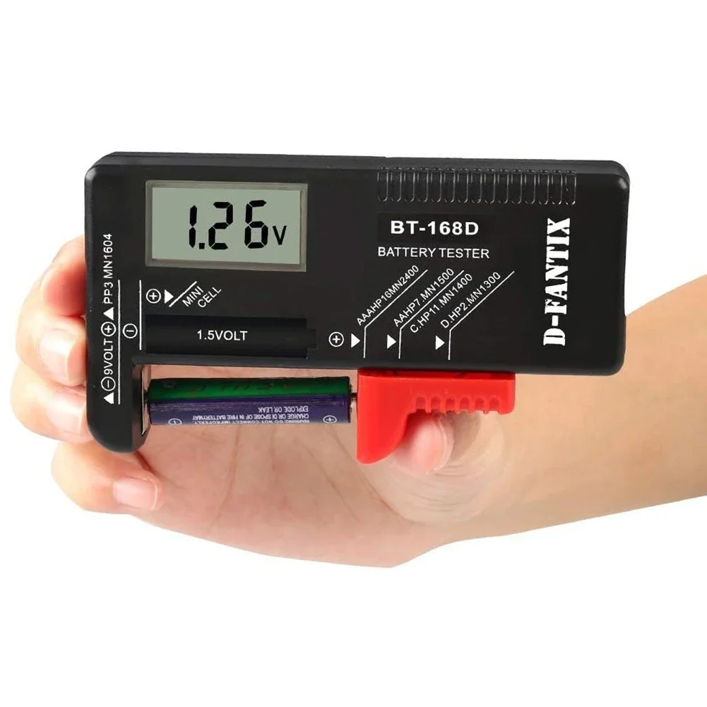 Universal Battery Tester for AA AAA C D 9V