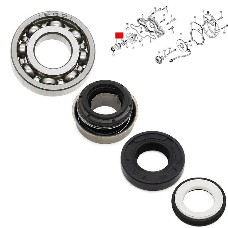 WaterPumpSealBearingKitForHondaATC250R8586FourTrax250