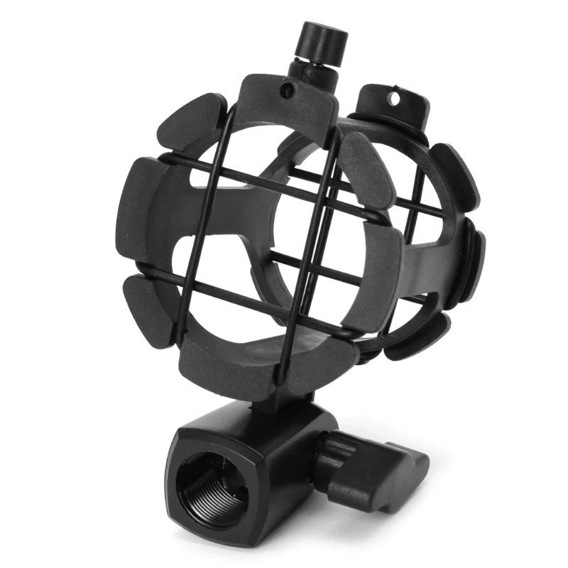 P82F NB04 Bearable Handheld Condenser Microphone Shock Mount Clip Mic Holder Stand microphone stand microphone mount clamp microphone shock mount microphone clip holder