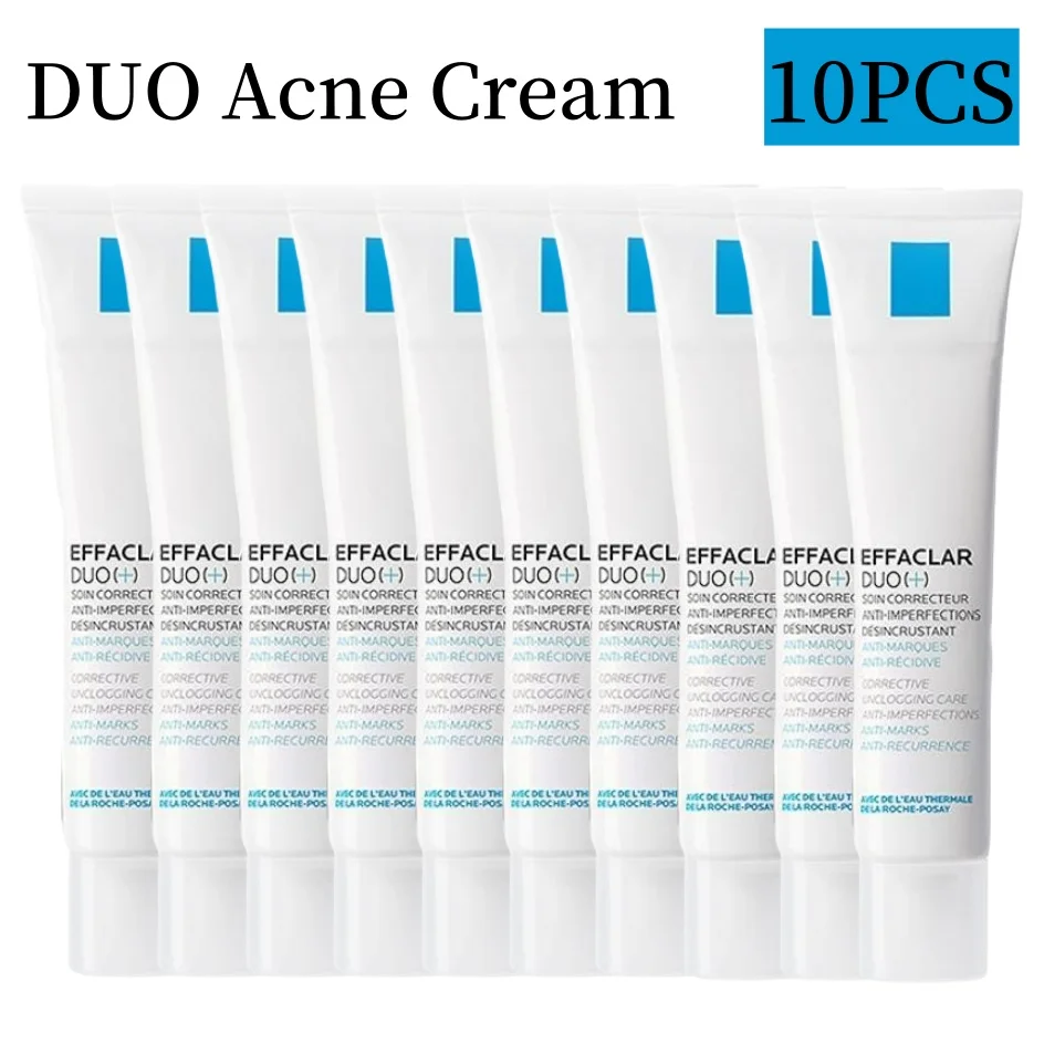 

10PCS Original Effaclar Duo+/K Cream Face Cream Remove Acne Moisturizer Lotion Smooth Reduce Blackhead Even Skin Texture 40ml