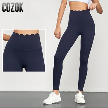 Yoga Pants Women Seamless Lotus Arc Workout Running Leggings High Waist Scrunch Butt Gym Leggings Outdoor Fitness Tights